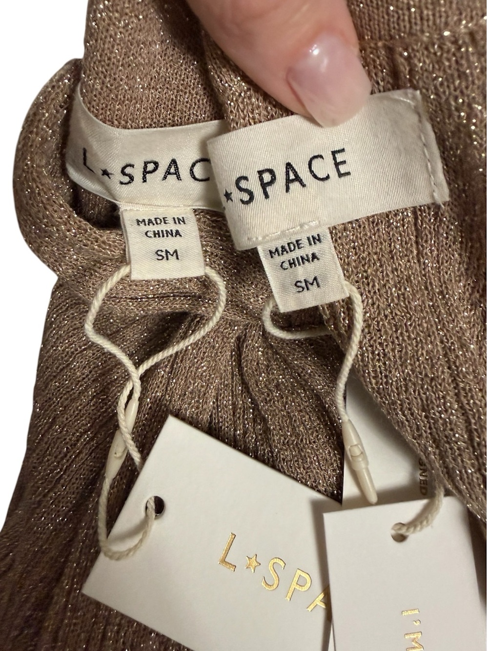 L*Space Heart Of Gold Set in Metallic Gold - Picture 2 of 3